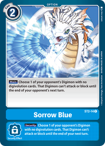 Sorrow Blue ST2-14 C Starter Deck 02: Cocytus Blue Digimon TCG - guardiangamingtcgs