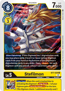 Stefilmon BT7-039 U Next Adventure Digimon TCG - guardiangamingtcgs