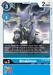 Strabimon BT4-023 C Great Legend Digimon TCG - guardiangamingtcgs