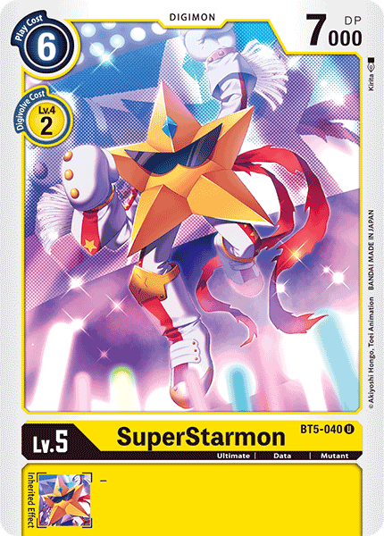 SuperStarmon BT5-040 U Battle of Omni Digimon TCG - guardiangamingtcgs