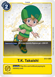 T.K. Takaishi ST3-12 R Starter Deck 03: Heaven's Yellow Digimon TCG - guardiangamingtcgs