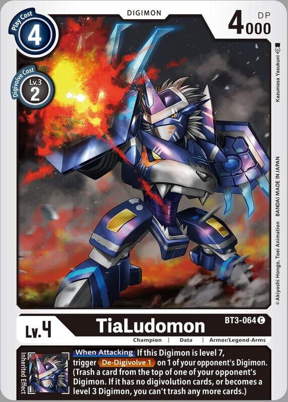 TiaLudomon BT3-064 C Release Special Booster Digimon TCG - guardiangamingtcgs