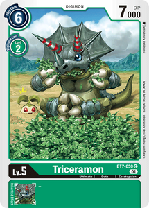 Triceramon BT7-050 C Next Adventure Digimon TCG - guardiangamingtcgs