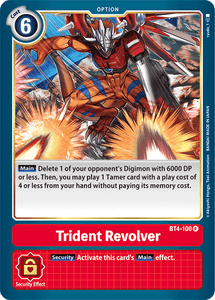 Trident Revolver BT4-100 R Great Legend Digimon TCG - guardiangamingtcgs