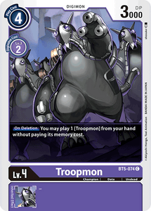 Troopmon BT5-074 C Battle of Omni Digimon TCG - guardiangamingtcgs