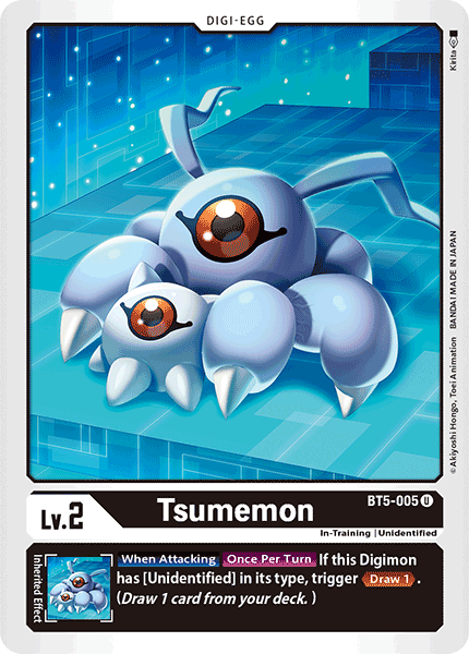 Tsumemon BT5-005 U Battle of Omni Digimon TCG - guardiangamingtcgs