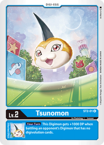 Tsunomon ST2-01 U Starter Deck 02: Cocytus Blue Digimon TCG - guardiangamingtcgs