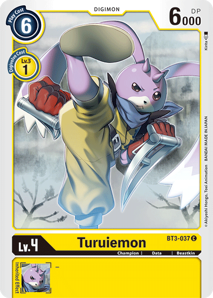 Turuiemon BT3-037 C Release Special Booster Digimon TCG - guardiangamingtcgs