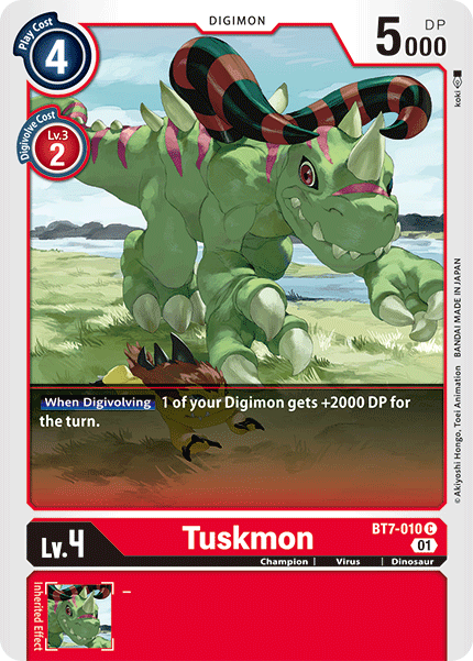 Tuskmon BT7-010 C Next Adventure Digimon TCG - guardiangamingtcgs