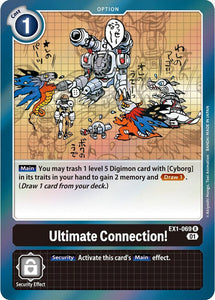Foil Ultimate Connection! EX1-069 R Classic Collection Digimon TCG - guardiangamingtcgs