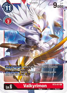 Valkyrimon BT3-017 U Release Special Booster Digimon TCG - guardiangamingtcgs