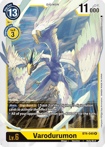 Varodurumon BT4-049 R Great Legend Digimon TCG - guardiangamingtcgs