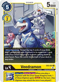 Veedramon EX3-031 U Draconic Roar Digimon TCG - guardiangamingtcgs