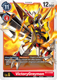 VictoryGreymon BT4-019 R Great Legend Digimon TCG - guardiangamingtcgs