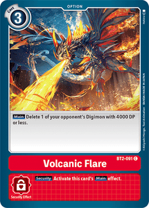 Volcanic Flare BT2-091 C Release Special Booster Digimon TCG - guardiangamingtcgs