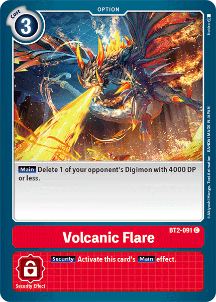 Volcanic Flare BT2-091 C Release Special Booster Digimon TCG - guardiangamingtcgs