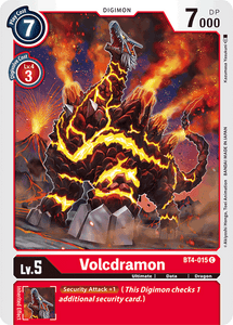 Volcdramon BT4-015 C Great Legend Digimon TCG - guardiangamingtcgs