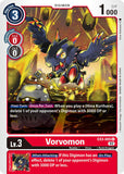 Vorvomon EX3-005 U Draconic Roar Digimon TCG - guardiangamingtcgs