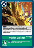 Vulcan Crusher BT13-107 U Versus Royal Knights Digimon TCG - guardiangamingtcgs