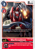 WarGrowlmon BT2-017 R Release Special Booster Digimon TCG - guardiangamingtcgs