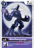 WereGarurumon - BT2-078 C Release Special Booster Digimon TCG - guardiangamingtcgs