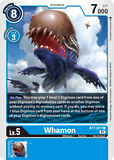 Whamon BT7-027 C Next Adventure Digimon TCG - guardiangamingtcgs