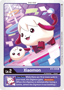 Xiaomon BT4-006 U Great Legend Digimon TCG - guardiangamingtcgs