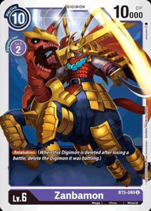 Zanbamon BT5-080 U Battle of Omni Digimon TCG - guardiangamingtcgs