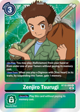 Foil Zenjiro Tsurugi BT10-090 R Xros Encounter Digimon TCG - guardiangamingtcgs