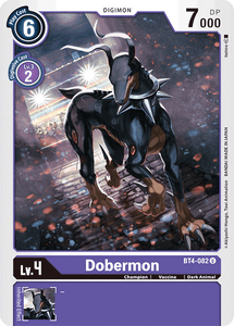 Dobermon BT4-082 U Great Legend Digimon TCG - guardiangamingtcgs