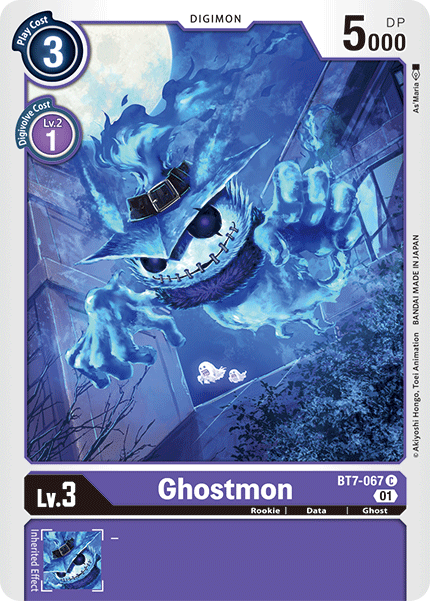 Ghostmon BT7-067 C Next Adventure Digimon TCG - guardiangamingtcgs