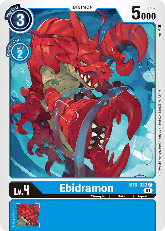 Ebidramon BT9-022 C X Record Digimon TCG - guardiangamingtcgs