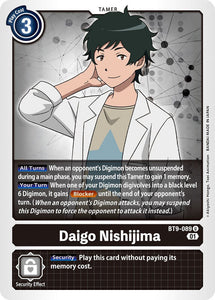 Daigo Nishijima BT9-089 U X Record Digimon TCG - guardiangamingtcgs