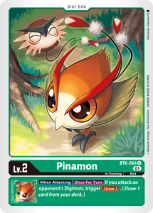 Pinamon BT6-004 U Double Diamond Digimon TCG - guardiangamingtcgs