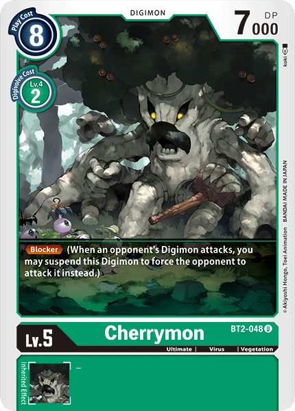 Cherrymon BT2-048 U Release Special Booster Digimon TCG - guardiangamingtcgs