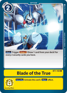 Blade of the True BT1-102 C Release Special Booster Digimon TCG - guardiangamingtcgs