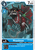 Piranimon BT4-028 U Great Legend Digimon TCG - guardiangamingtcgs