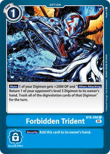 Forbidden Trident BT6-096 C Double Diamond Digimon TCG - guardiangamingtcgs