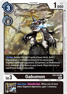 Gabumon EX4-039 C Alternative Being Booster Digimon TCG - guardiangamingtcgs