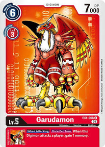 Garudamon EX1-006 C Classic Collection Digimon TCG - guardiangamingtcgs