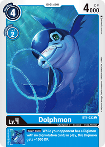 Dolphmon BT1-033 C Release Special Booster Digimon TCG - guardiangamingtcgs
