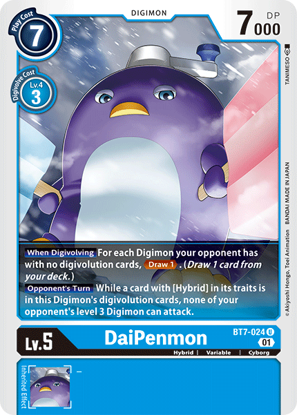 DaiPenmon BT7-024 U Next Adventure Digimon TCG - guardiangamingtcgs