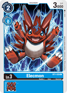 Elecmon BT1-028 C Release Special Booster Digimon TCG - guardiangamingtcgs