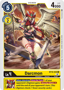 Darcmon BT10-035 C Xros Encounter Digimon TCG - guardiangamingtcgs