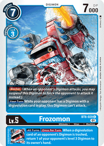 Frozomon BT8-029 C New Awakening Digimon TCG - guardiangamingtcgs