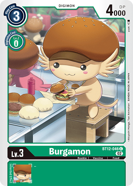 Burgamon BT12-046 C Across Time Digimon TCG - guardiangamingtcgs