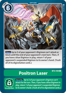 Positron Laser BT3-104 C Release Special Booster Digimon TCG - guardiangamingtcgs