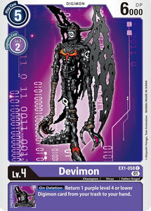 Devimon EX1-058 C Classic Collection Digimon TCG - guardiangamingtcgs