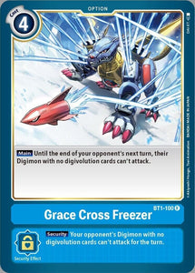 Grace Cross Freezer BT1-100 R Release Special Booster Digimon TCG - guardiangamingtcgs