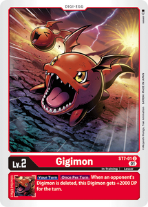 Gigimon ST7-01 U Starter Deck 07: Gallantmon Digimon TCG - guardiangamingtcgs